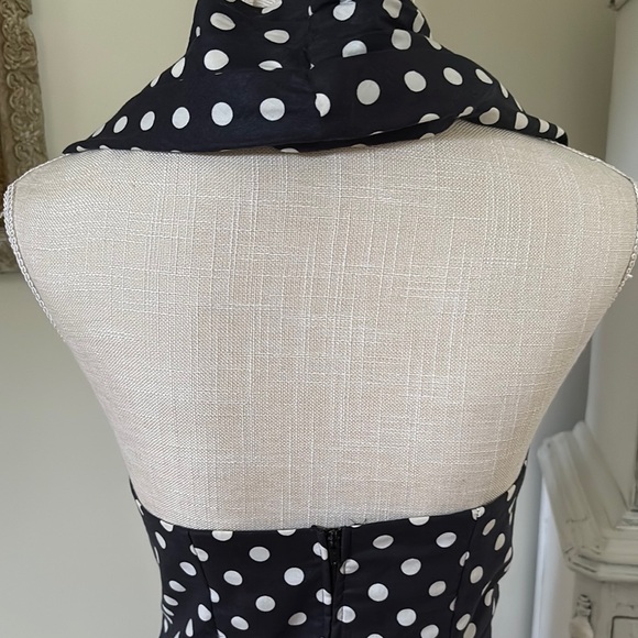 Black and White Polka Dot Jumpsuit - Picture 3 of 3